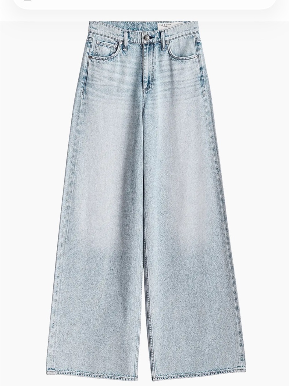 💖SPOTLIGHT💖Rag & Bone Sofie Featherweight Wide-Leg Jeans in Kierra